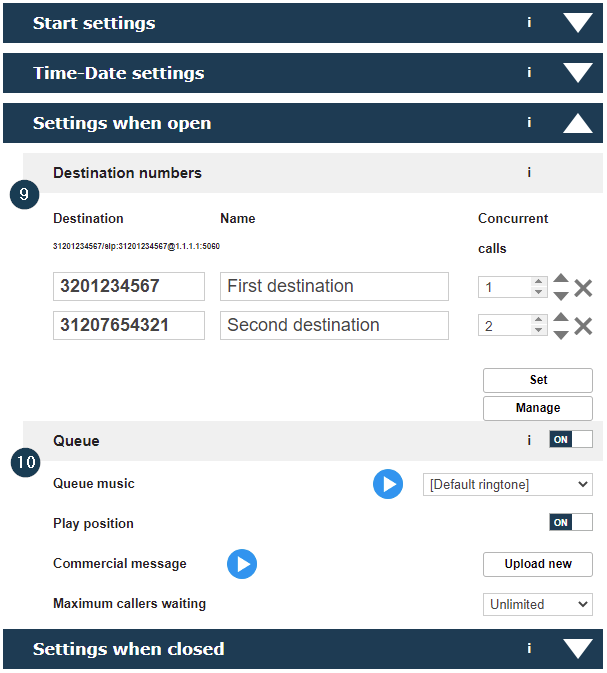 Smart Configuration Form 3 Smart Call Routing Configuration Form 3